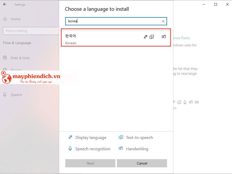  Cài đặt Font chữ
