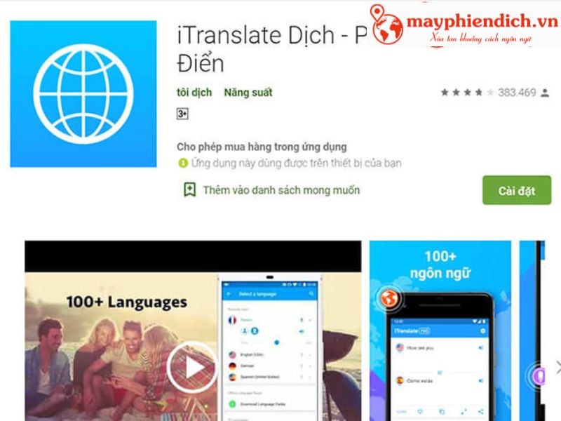 Phiên dịch và từ điển ITranslate Dịch Phiên dịch và từ điển ITranslate Dịch