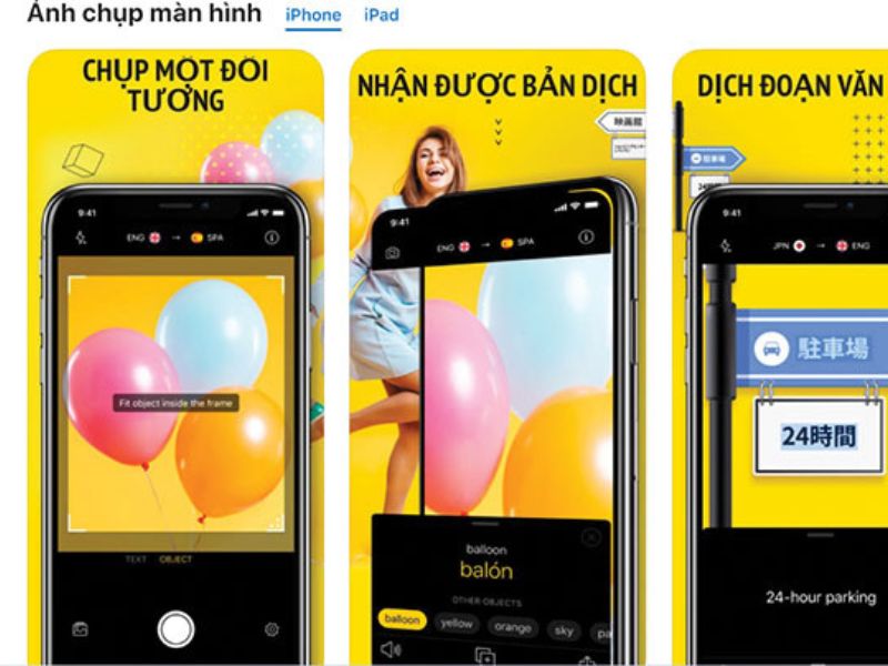 App chụp và dịch - Trình dịch tiếng Nhật bằng hình ảnh trên iPhone