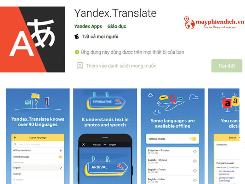 Yandex Translate dịch hình ảnh tiếng Nhật OnlineOffline