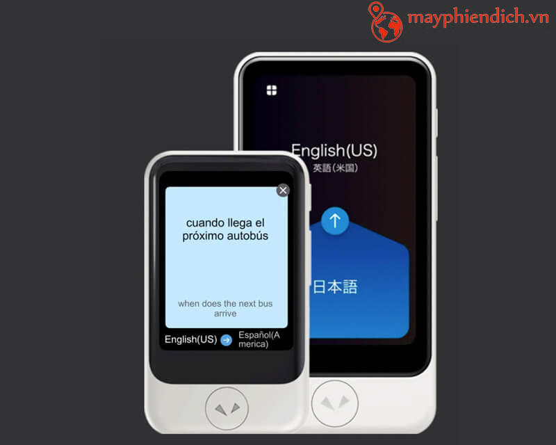 Máy Phiên Dịch Poketalk Hỗ Trợ Phiên Dịch 2 Chiều