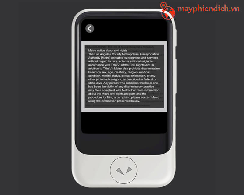 Pocketalk Hỗ Trợ Dịch Hình Ảnh