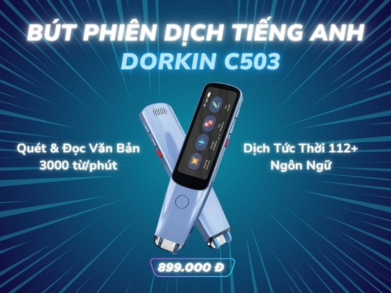 Bút Phiên Dịch Tiếng Anh Dorkin C503 Bút Phiên Dịch Tiếng Anh Dorkin C503