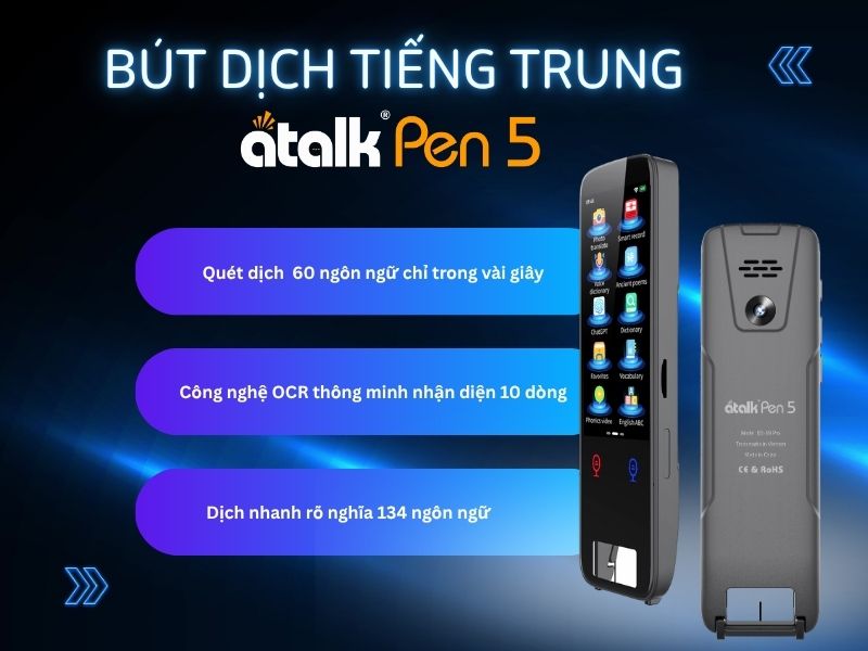 Bút dịch tiếng Trung ATalk Pen 5