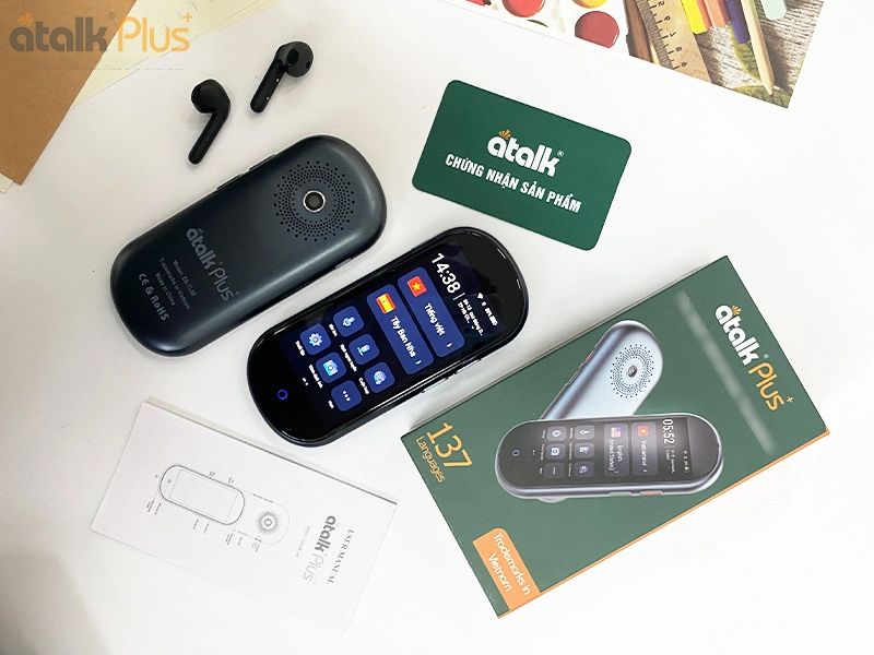 Đánh giá máy phiên dịch Atalk Plus+ dịch 137 Ngôn Ngữ
