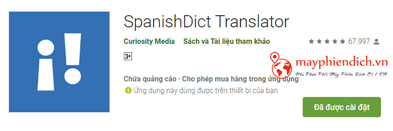 Trình dịch thuật tiếng Tây Ban Nha SpanishDict Translator