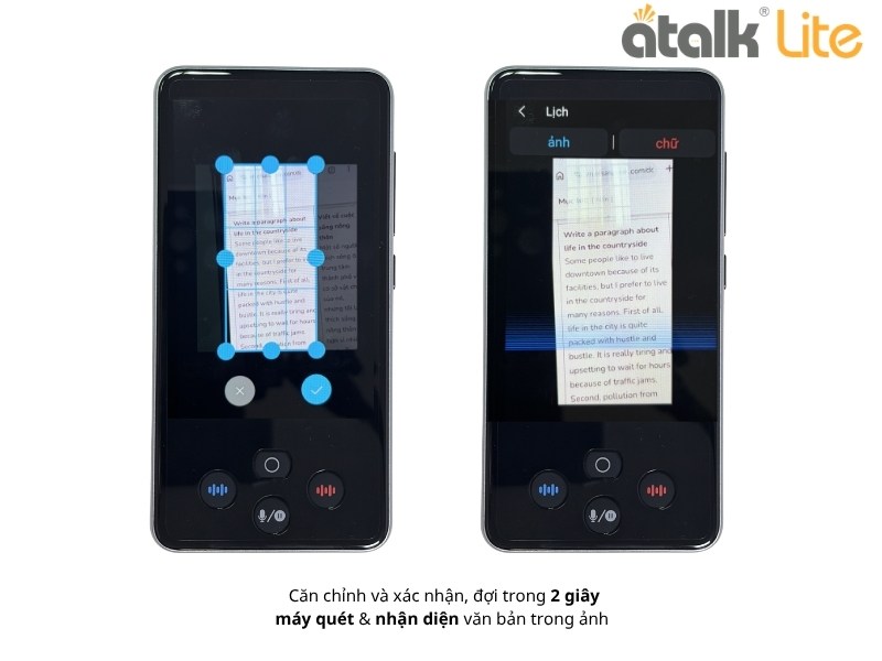 Cách Sử Dụng Tính Năng Dịch Hình Ảnh Trên Máy Thông Dịch ATalk Lite
