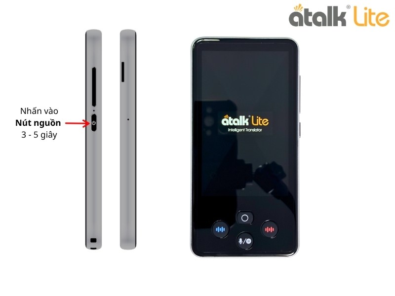 Cách Tắt Mở Máy Phiên Dịch ATalk Lite