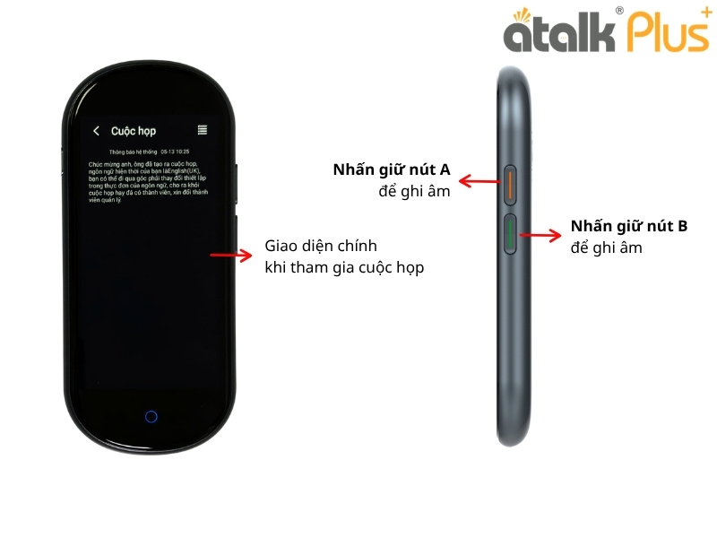 Cách Sử Dụng Tính Năng Dịch Hội Nhóm Trên Máy Dịch ATalk Plus+
