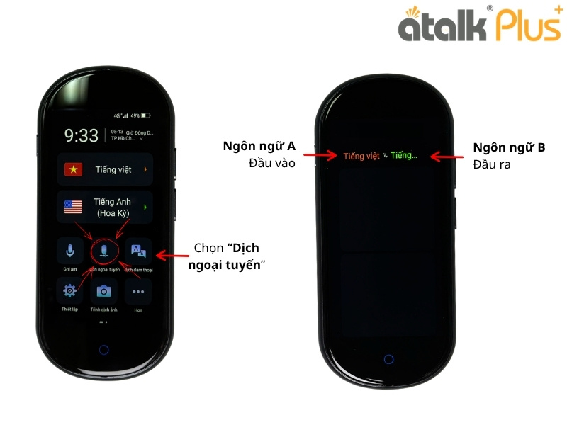 ATalk Plus+ Hỗ Trợ Phiên Dịch Ngoại Tuyến 21 Ngôn Ngữ