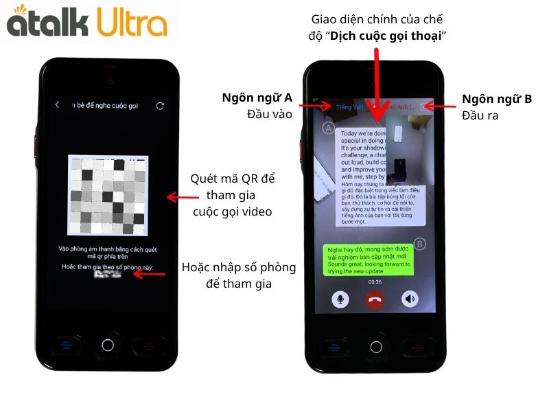 Quét Mã QR Và Thiết Lập Ngôn Ngữ Để Tham Gia Cuộc Gọi Video 