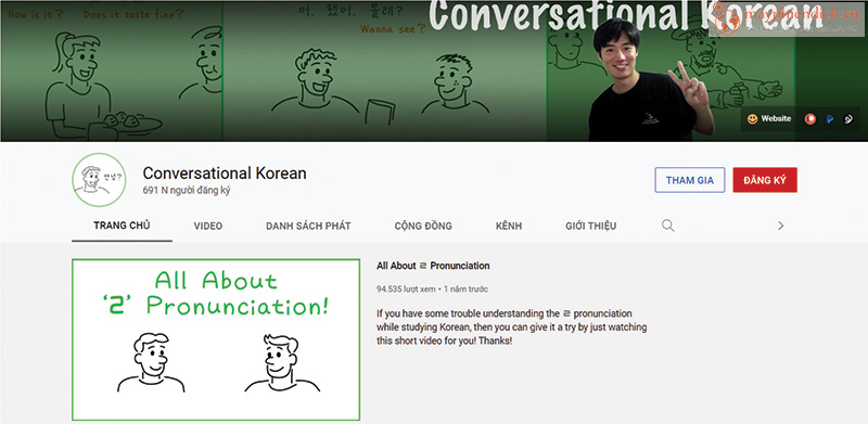 Conversational Korean lớp học tiếng Hàn Online