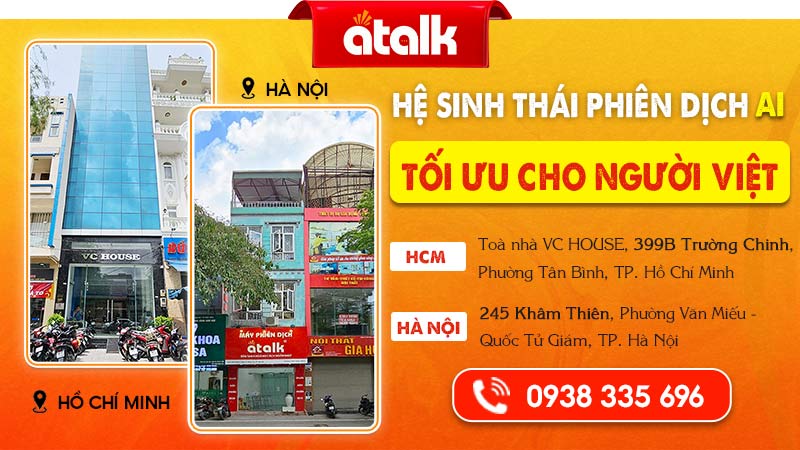 Địa chỉ phân phối máy phiên dịch ATalk Lite chính hãng - MayPhienDichVN