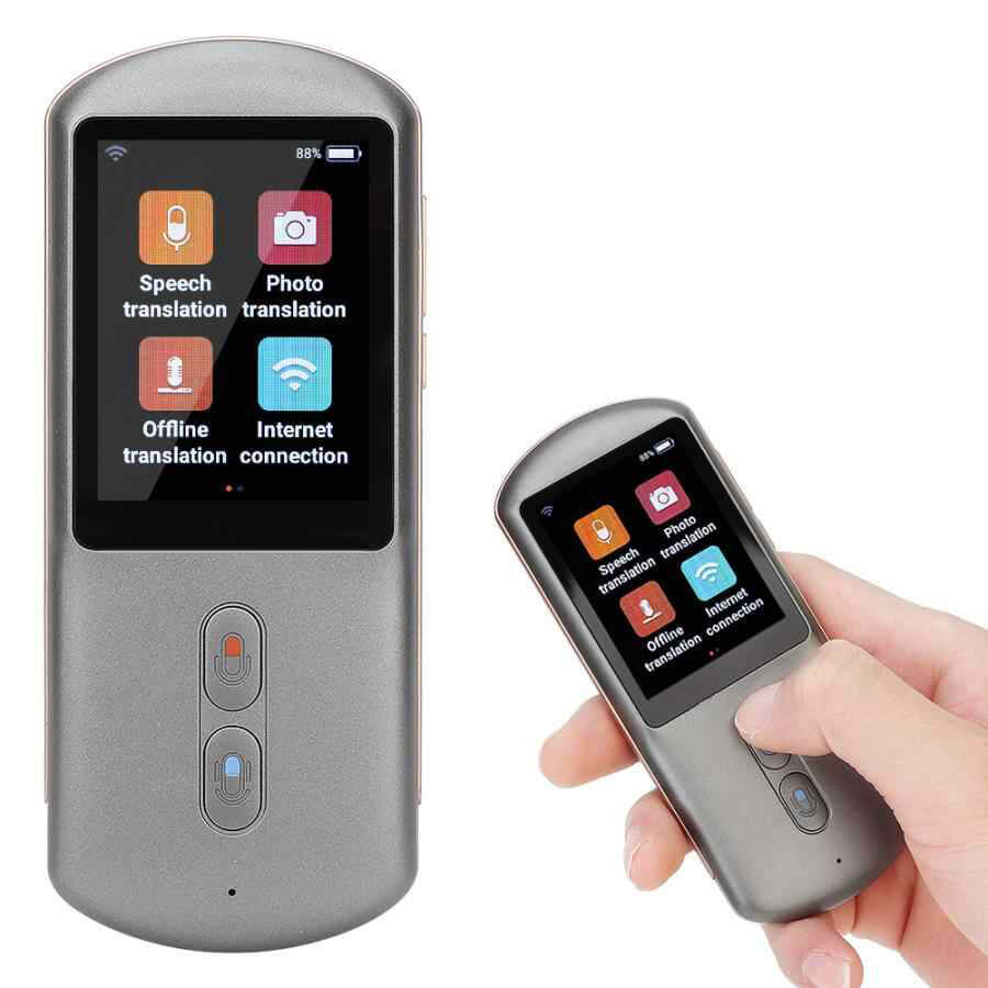 Màn hình cảm ứng 2.4 inch của máy phiên dịch Aturos F18