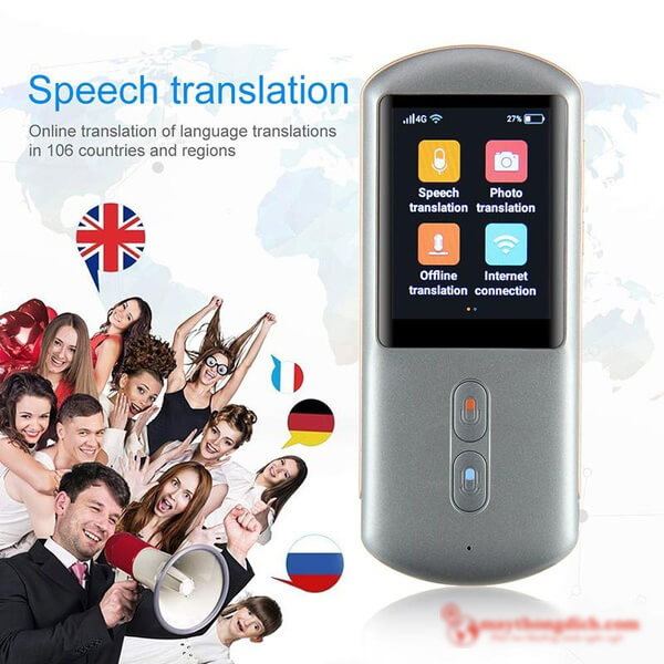 Máy phiên dịch Aturos dịch được hầu hết ngôn ngữ phổ biến trên thế giới