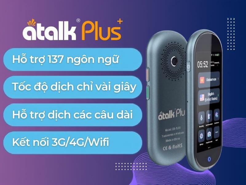 Máy Phiên Dịch Cầm Tay ATalk Plus+