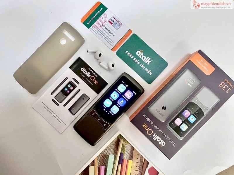 Máy phiên dịch ngôn ngữ 2 chiều trực tiếp ATalk One