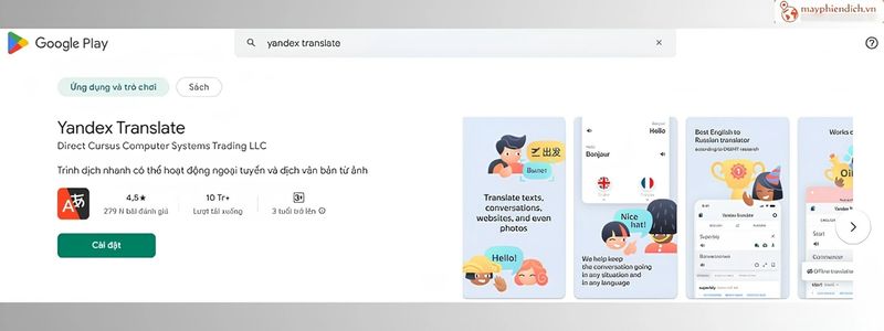 Yandex.Translate – Phần Mềm Dịch Tiếng Nga Chính Xác, Phổ Biến
