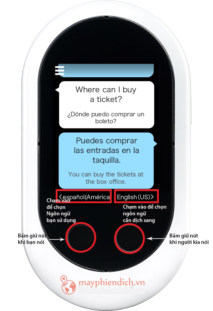 Cách Sử Dụng Máy Phiên Dịch Pocketalk Classic