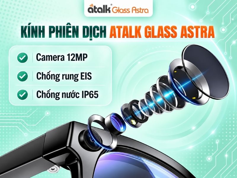 Thông Số Trên Kính Thông Minh ATalk Glass Astra