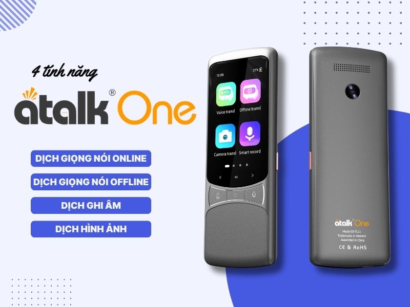 Cách Tính Năng Phiên Dịch Trên Máy Phiên Dịch ATalk One