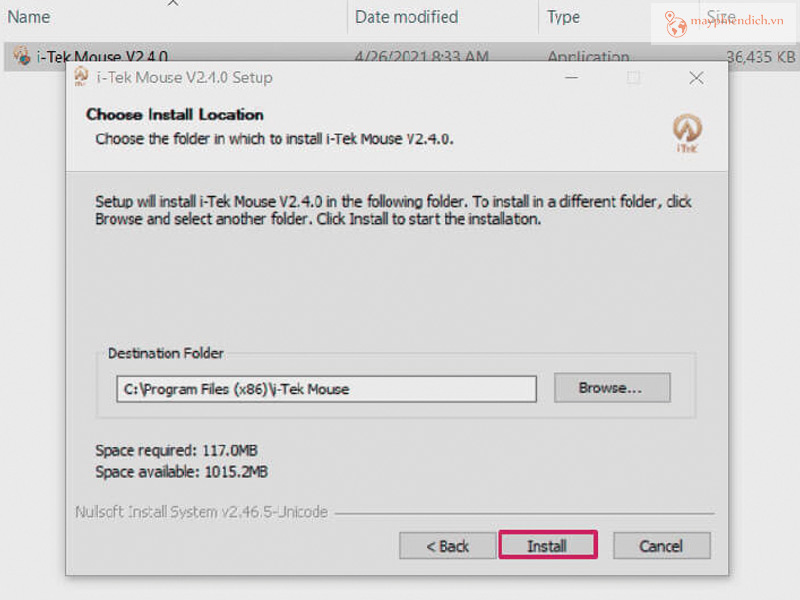 Sửa lỗi phần mềm iTekMouse tự động bị xóa trên máy tính