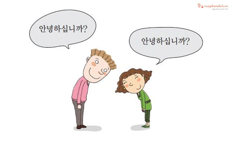 Cách nói xin chào tiếng Hàn