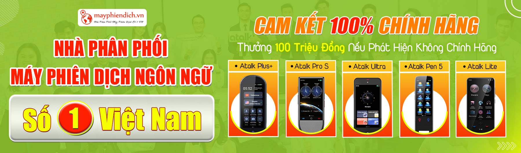 MayPhienDichVN - Bán Máy Phiên Dịch Ngôn Ngữ 2 Chiều CHÍNH HÃNG - GIÁ TỐT
