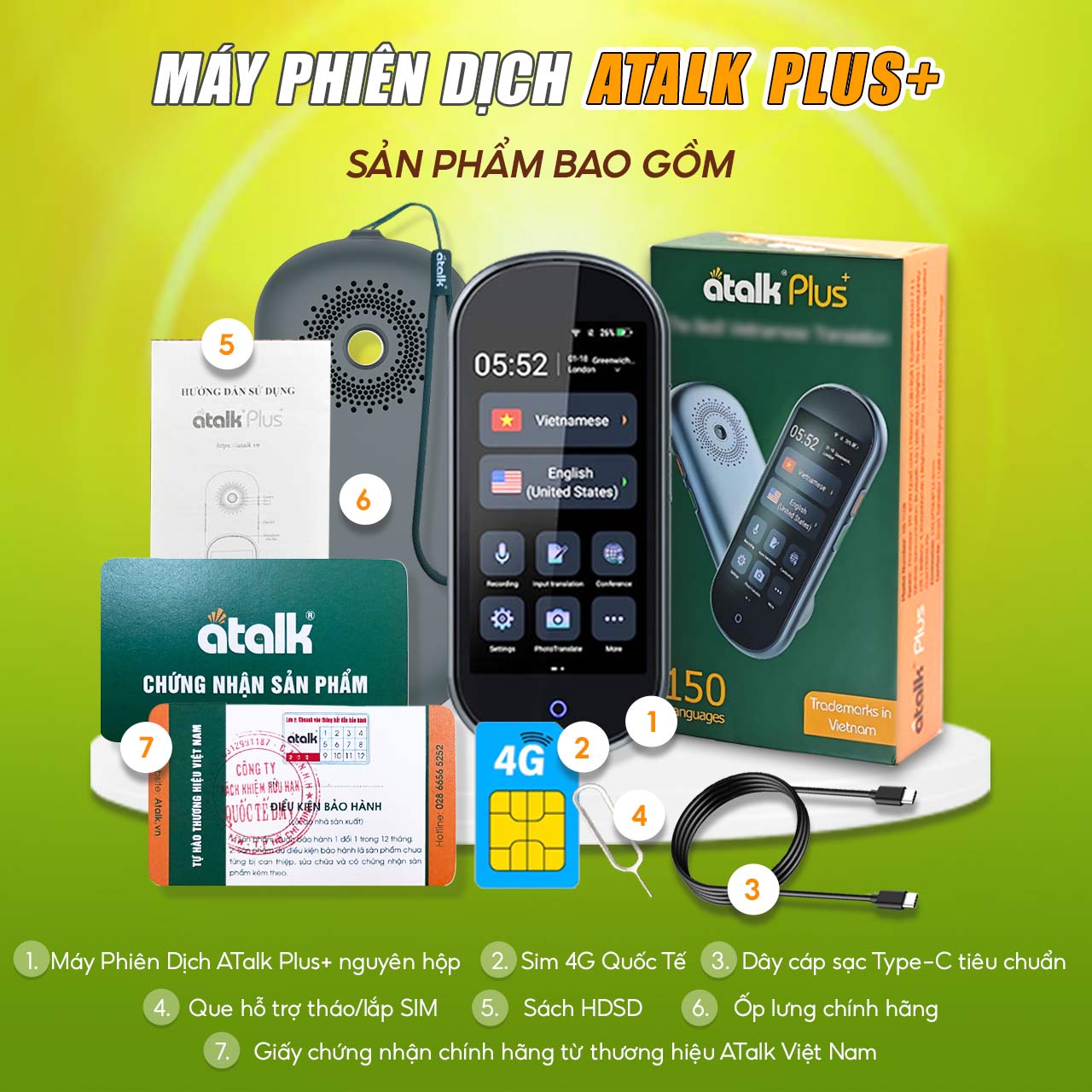 Khi Mua ATalk Plus+ Có Những Gì