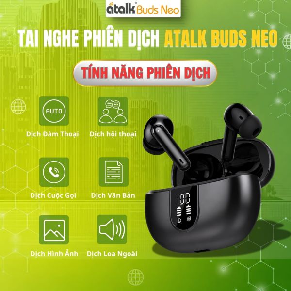 Tai Nghe Phiên Dịch ATalk Buds Neo